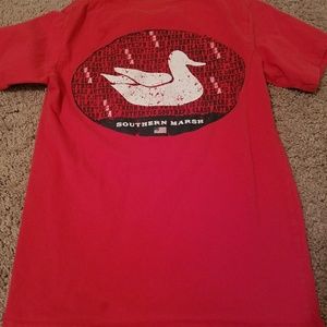 Boys Southern Marsh short-sleeve shirt